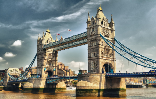 Обои картинки фото london, tower, bridge, города, лондон, великобритания, темза, тауэр, мост