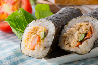 Картинка еда рыба +морепродукты +суши +роллы кухня китайская