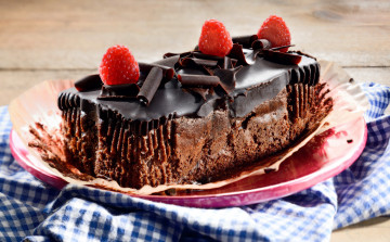 Картинка еда пирожные +кексы +печенье пирожное шоколадное лакомство малина
