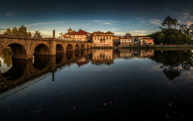Обои картинки фото chaves, portugal, города, - мосты