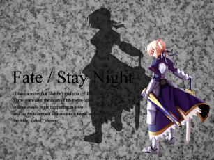 обоя fate21, аниме, fate, stay, night