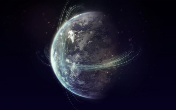 Картинка космос арт вселенная земля