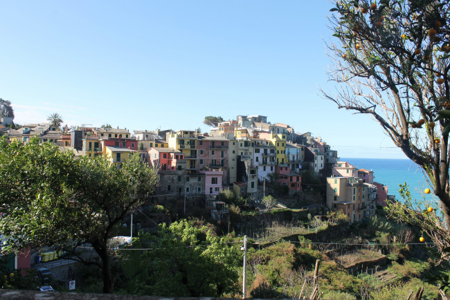Обои картинки фото cinqueterre, италия, города, амальфийское, лигурийское, побережье, берег, дома, море