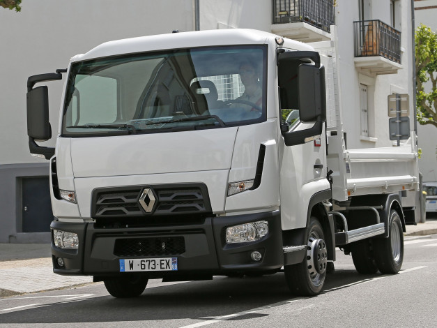 Обои картинки фото автомобили, renault trucks, renault, d7-5, светлый, 2013г, 4x2