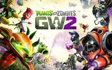 обоя plants vs,  zombies,  garden warfare 2, видео игры, - plants vs, зомби