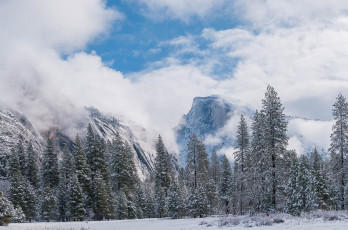 Картинка природа горы снег