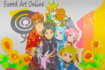Картинка аниме sword+art+online мастера меча онлайн