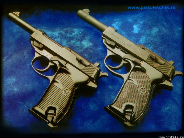Обои картинки фото p38, оружие, пистолеты