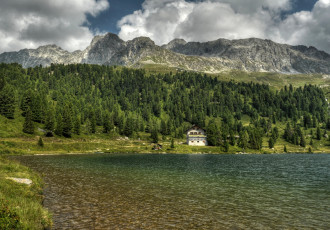Картинка австрия тироль природа реки озера горы лес озеро
