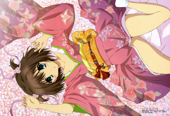Картинка da+capo аниме девушка кимоно пояс