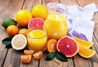Картинка еда напитки +сок juice orange drinks грепфрут лимон мандарин апельсин цитрусы lemon grapefruit сок
