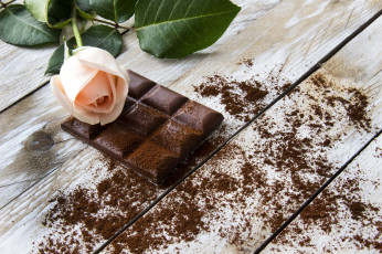 Картинка еда конфеты +шоколад +сладости плитка шоколад роза