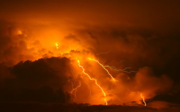 Картинка природа молния +гроза стихия облака гроза