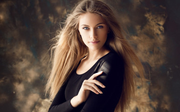 Картинка девушки -+блондинки +светловолосые длинные светлые волосы взгляд
