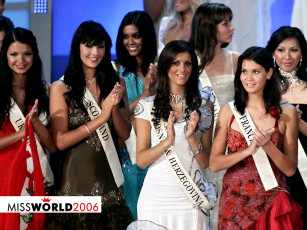 обоя Miss World 2006, девушки