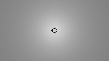 Картинка компьютеры ubuntu linux логотип серый