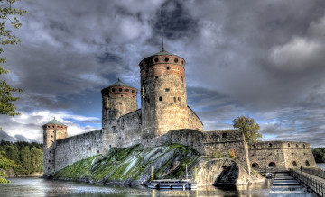 Картинка финляндия города дворцы замки крепости крепость каменный башня