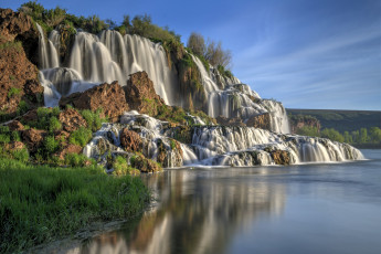 Картинка природа водопады водопад обрыв