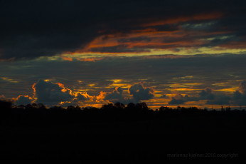 Картинка природа восходы закаты вечер закат облака тучи