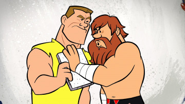Картинка мультфильмы the+flintstones мужчина двое борода эмоции