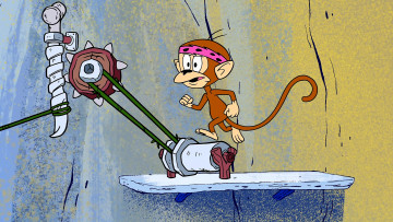 Картинка мультфильмы the+flintstones обезьяна