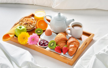 Картинка еда натюрморт ягоды фрукты кофе завтрак