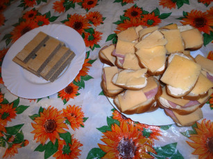 Картинка еда бутерброды +гамбургеры +канапе вафли сыр хлеб колбаса