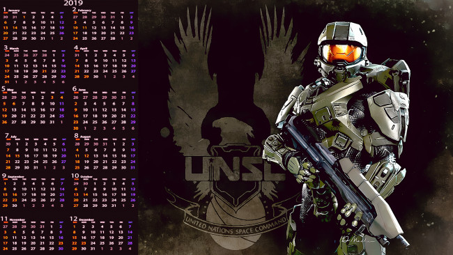 Обои картинки фото календари, видеоигры, шлем, оружие, солдат