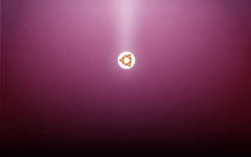 обоя компьютеры, ubuntu, linux, розовый, логотип
