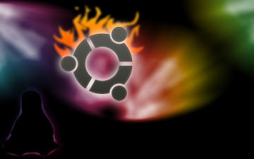 Картинка компьютеры ubuntu linux тёмный