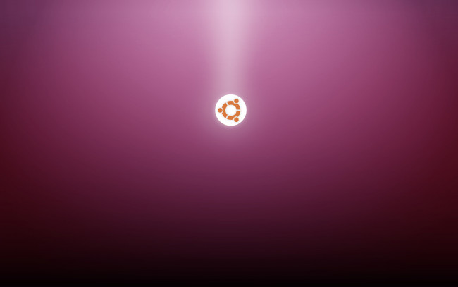 Обои картинки фото компьютеры, ubuntu, linux, розовый, логотип