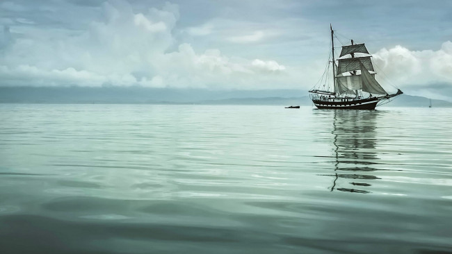 Обои картинки фото lady, of, avenel, корабли, парусники, вода