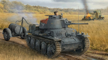 Картинка рисованное армия поле танк