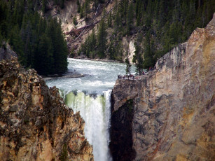 Картинка природа водопады река поток