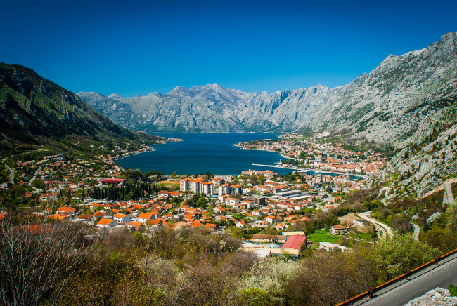 Обои картинки фото kotor,  montenegro, города, - панорамы, простор