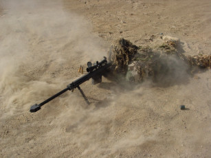 Картинка оружие армия спецназ песок снайпер винтовка