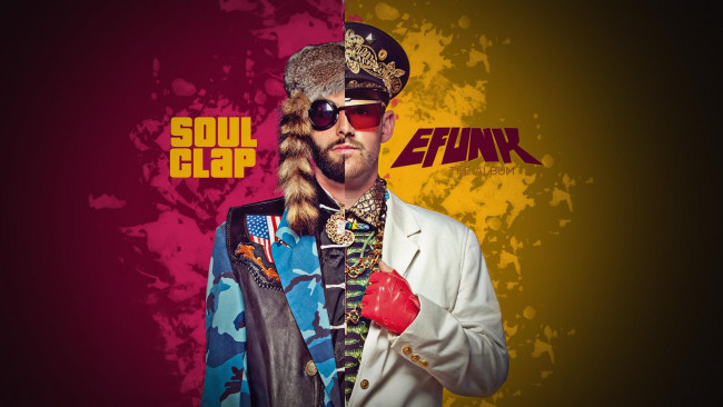 Обои картинки фото soul, clap, efunk, музыка, другое, жилетка, перчатка, пиджак, очки, фуражка, шапка