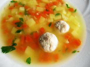 Картинка еда первые+блюда суп фрикадельки