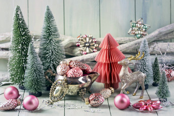 Картинка праздничные -+разное+ новый+год шарики елки фигурки