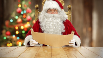 Картинка праздничные дед+мороз +санта+клаус борода очки санта