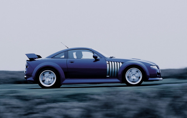 Обои картинки фото mg x-power sv concept 2002, автомобили, mg, blue, concept, sv, x-power, 2002