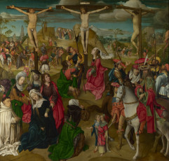 Картинка master of delft the crucifixion central panel рисованные passion christ страсти христовы