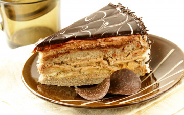 Картинка еда -+торты торт крем пирожное кусочек шоколад десерт глазурь