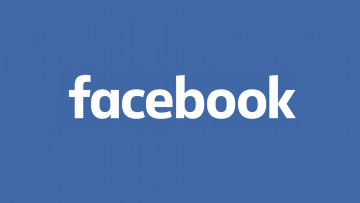 обоя компьютеры, facebook, фон, логотип