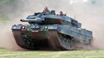 Картинка leopard+2a6+heer техника военная+техника танк