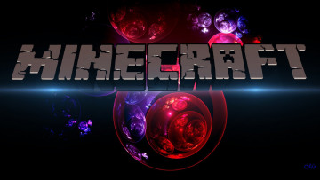 Картинка видео+игры minecraft сферы шары надпись майнкрафт