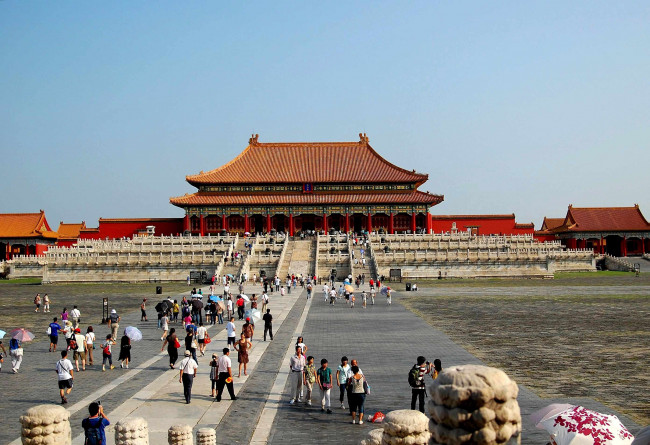 Обои картинки фото города, пекин , китай, дворцы, запретный, город, столицы, пекин, площадь, императорский, дворец