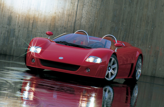 Обои картинки фото volkswagen w12 roadster concept 1998, автомобили, volkswagen, concept, 1998, roadster, w12