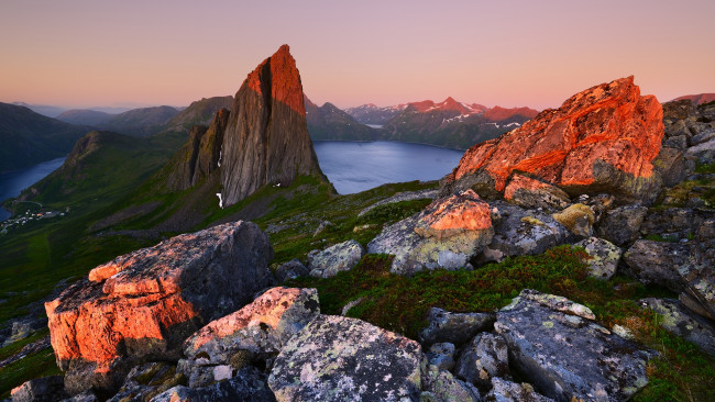 Обои картинки фото природа, горы, норвегия