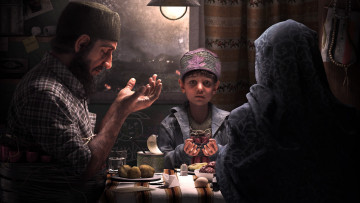 Картинка разное люди мусульмане семья еда молитва взрывчатка